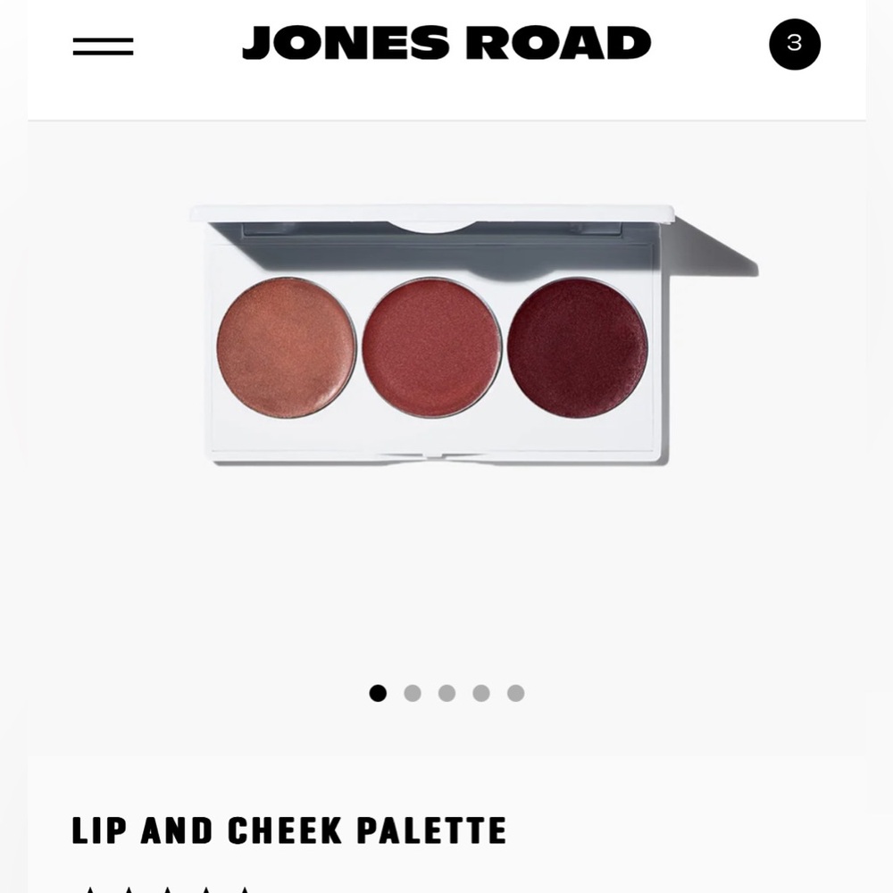 Jones Road Lip/Cheek Palette- Golden Bronze BRAND NEW- LAST ONE I HAVE LEFT!!